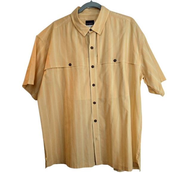 Patagonia Men’s XL‎ Organic Cotton Short Sleeve Button Down Shirt - Picture 1 of 6